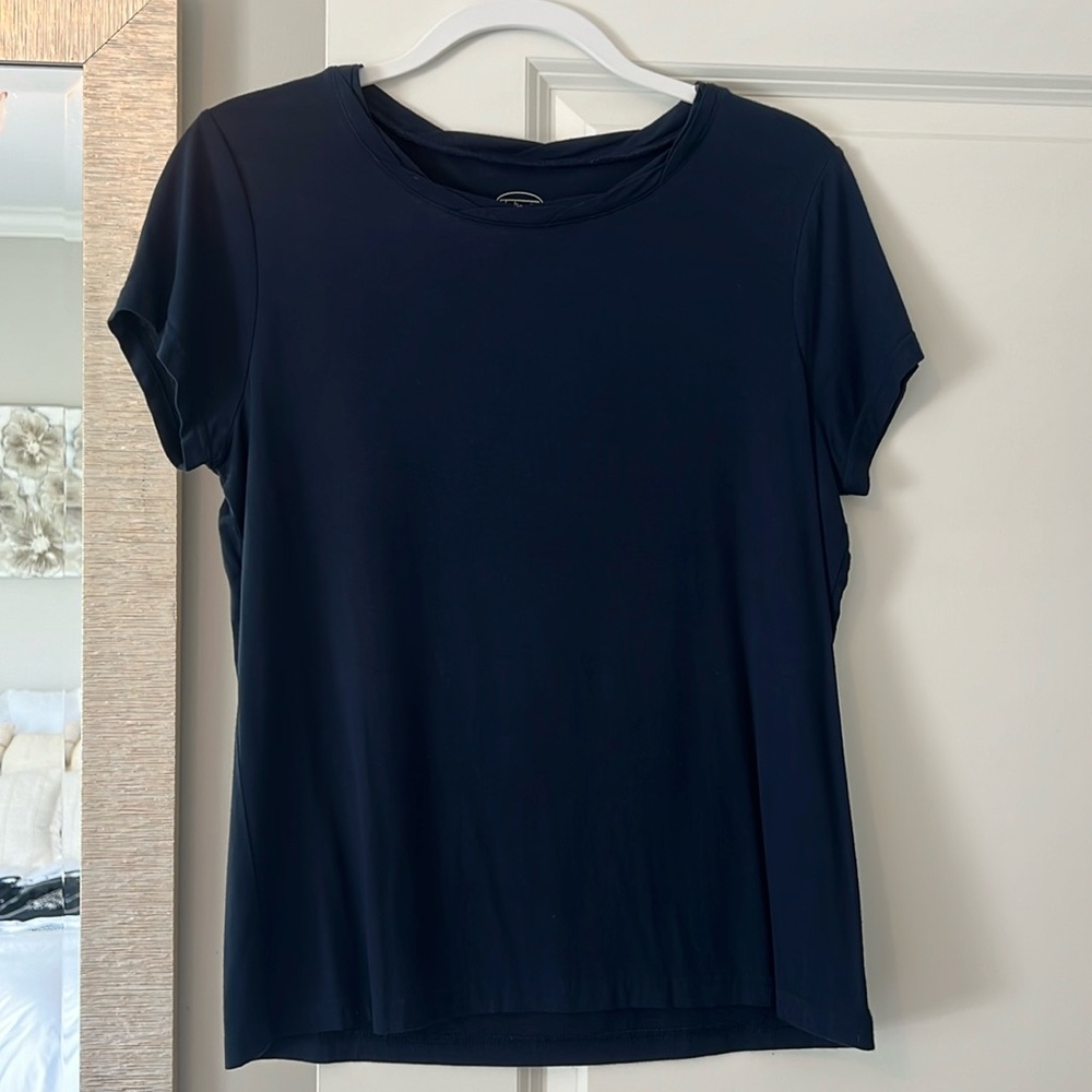 TALBOTS NAVY TEE